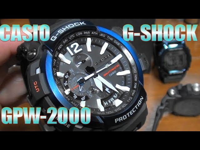 カシオ CASIO G-SHOCK GPW-2000-1A2JF レビュー - YouTube