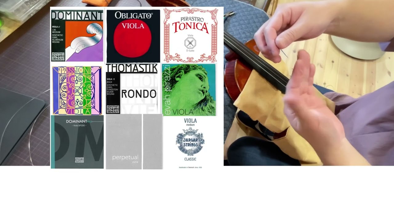 ヴィオラ弦レビュー！登録者数900人！ありがとうございます企画、今