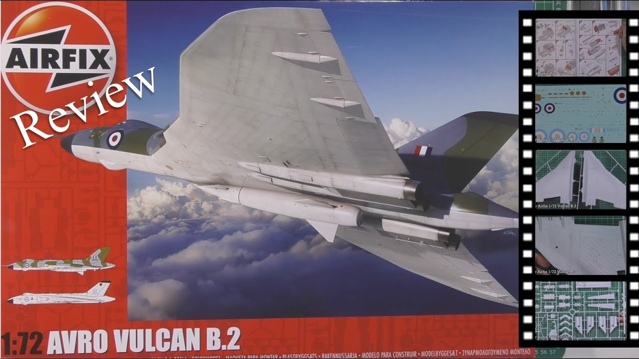 Airfix 1/72 Avro Vulcan B.2 review - YouTube