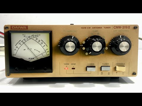 ✨Daiwa CNW-319II HF/50MHz Tuner 150W✨ - YouTube