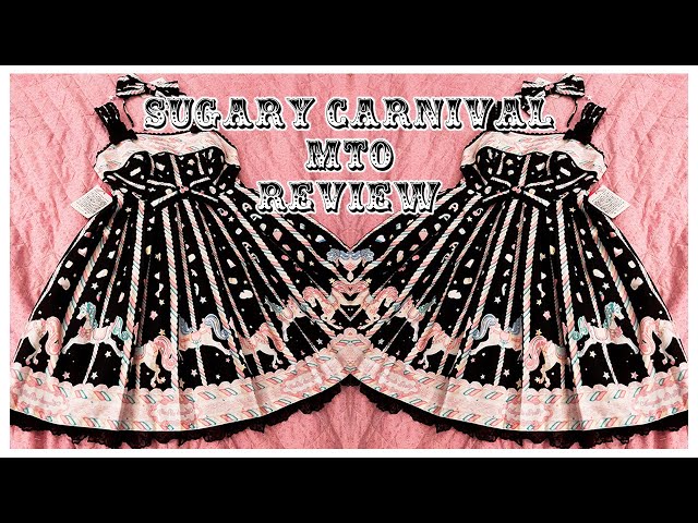 Angelic Pretty Sugary Carnival MTO full review - YouTube
