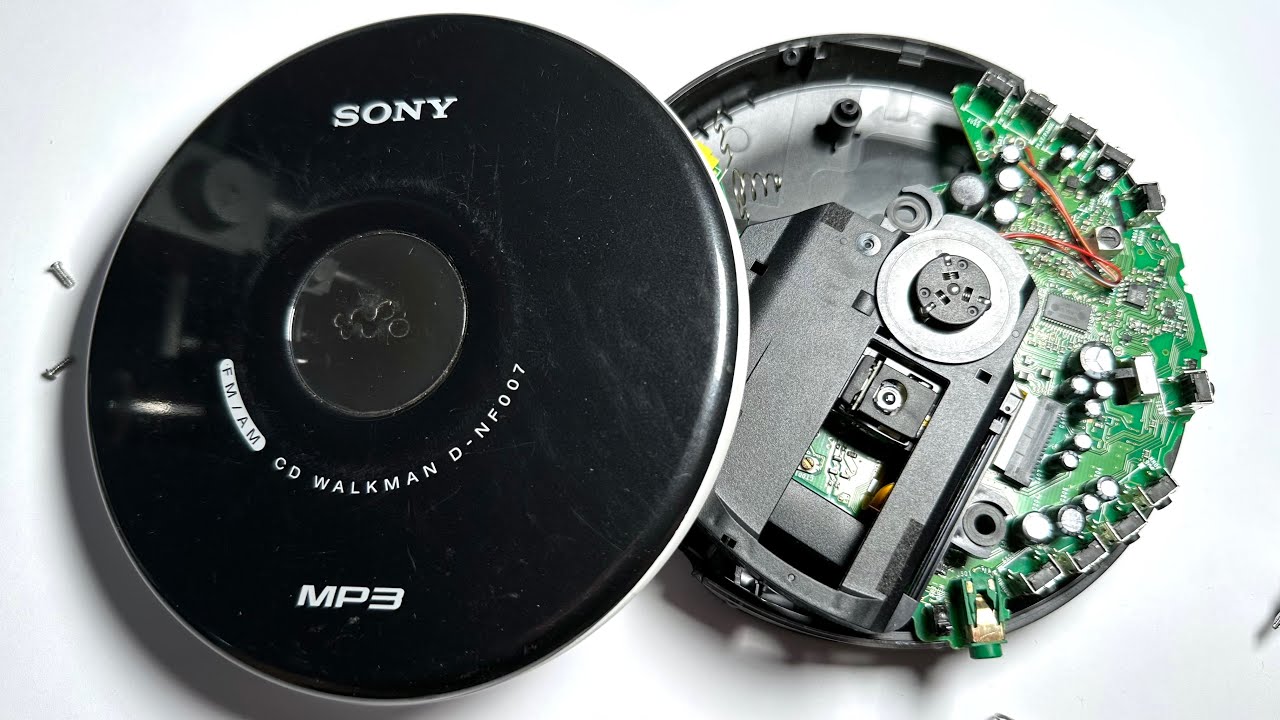 SONY D-NF007 CD Walkman Disassembly - YouTube
