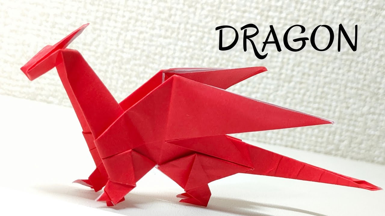 How to fold a Realistic Paper Dragon 🐉 Easy & Cool (Ver. 06