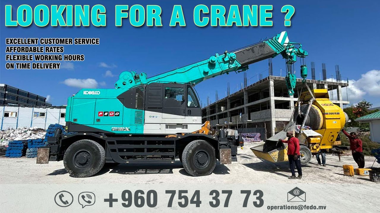 KOBELCO 25T CRANE [PANTHER X -250] - YouTube