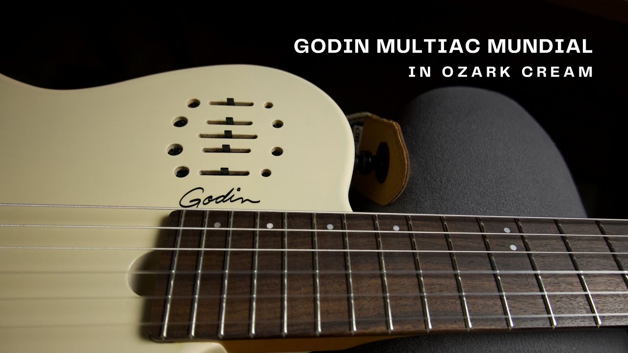 Godin Multiac Mundial Nylon String Guitar (Ozark Cream) | Unboxing