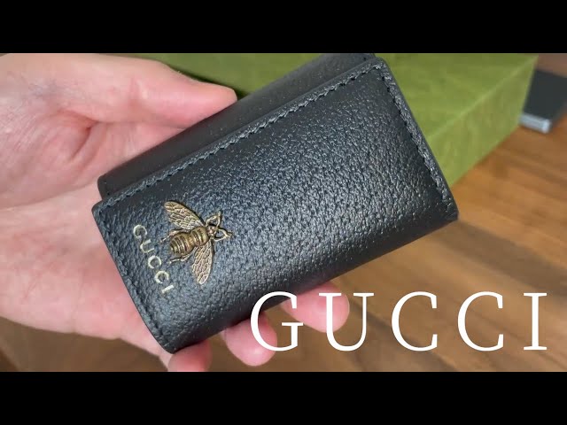 GUCCI】グッチ アニマリエ・レザーキーケース - YouTube