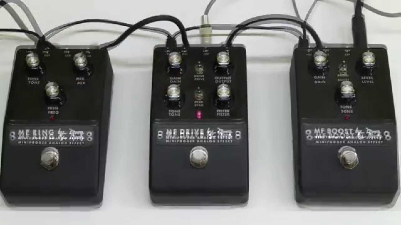 Moog Minifooger MF Drive (Guitar/Bass Demo w/ EP-3) - YouTube