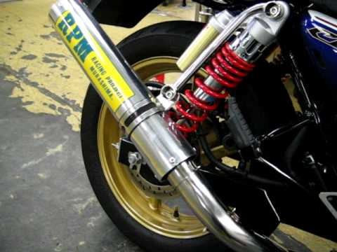 RPMマフラーサウンド】HONDA CB750（BC-RC42） RPM-4in2in1マフラー