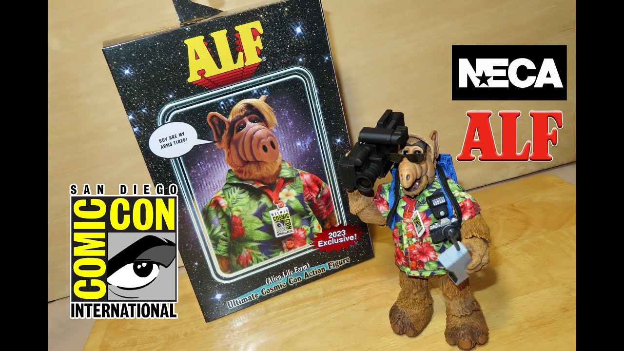 SDCC Exclusive NECA Ultimate ALF Figure! Cosmic Con/ Comic Con