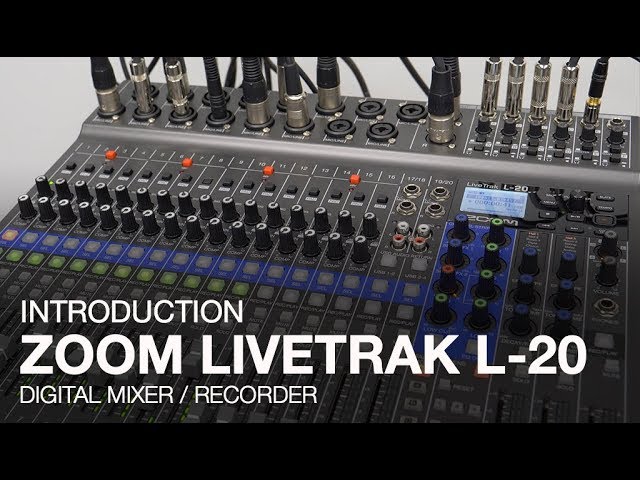 Zoom LiveTrak L-20: Introduction - YouTube