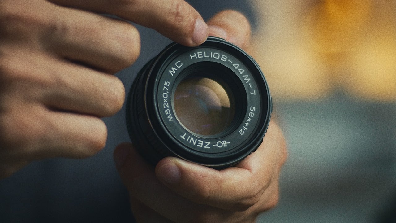 A lente vintage mais procurada - Helios 58mm f2 44m7 - YouTube