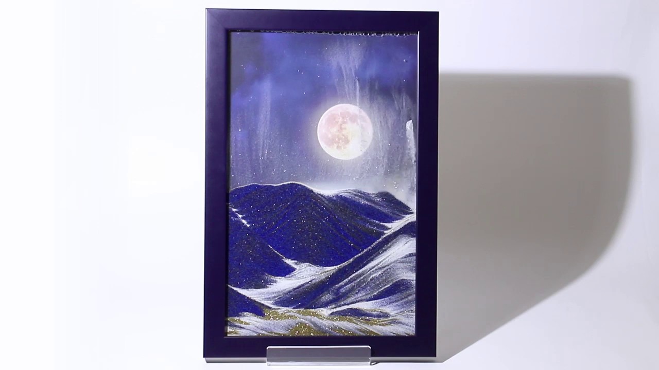 KB Collection サンドピクチャー Mangetsu -満月- by KAGAYA - YouTube