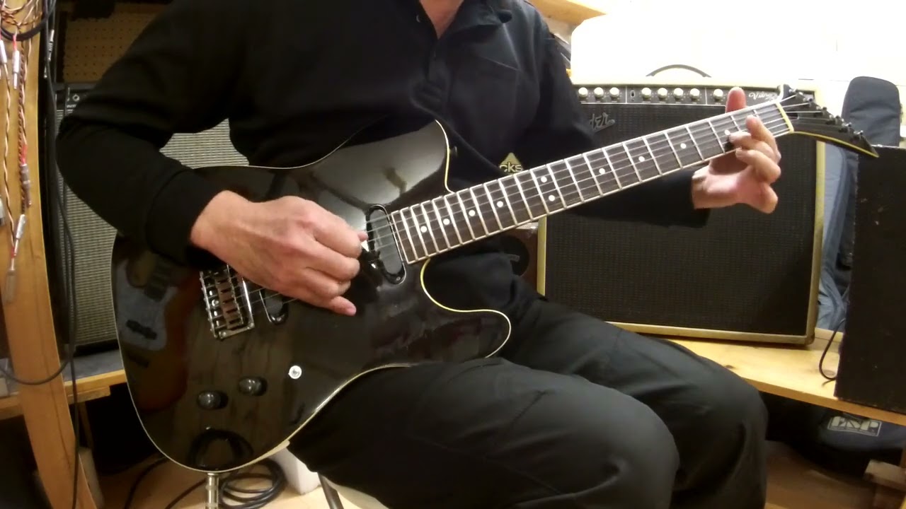 Late 80's Fernandes TEJ-75 Crunch - YouTube