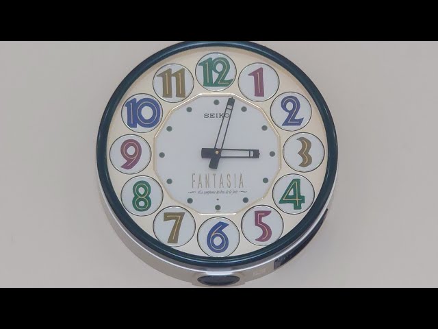 からくり時計]SEIKO セイコーファンタジア(RE540M)午後3:00(♪大きな古