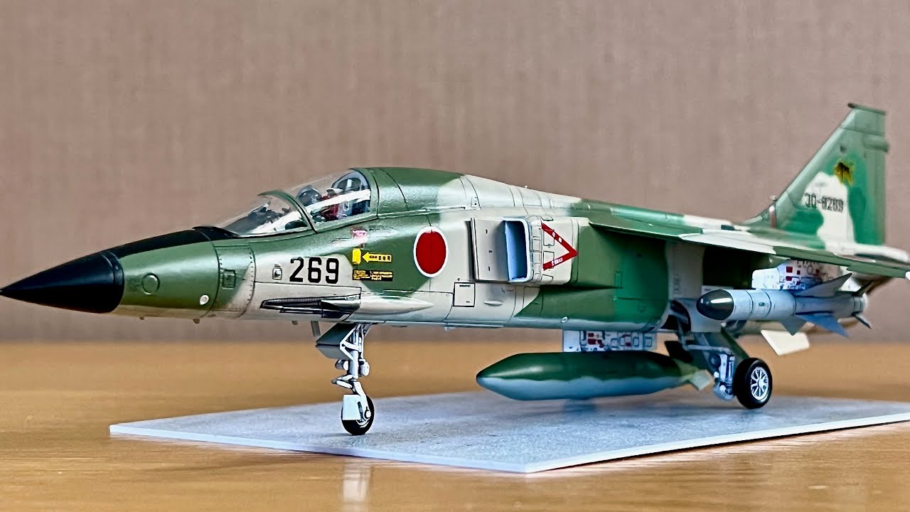 F-1支援戦闘機 - PLATZ 1/72 - YouTube