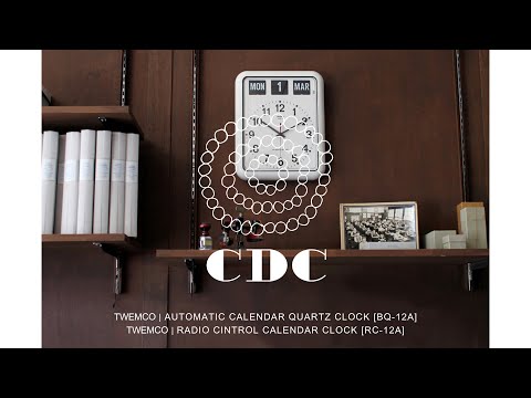 TWEMCO トゥエンコ｜オートマティック カレンダー クオーツクロック BQ