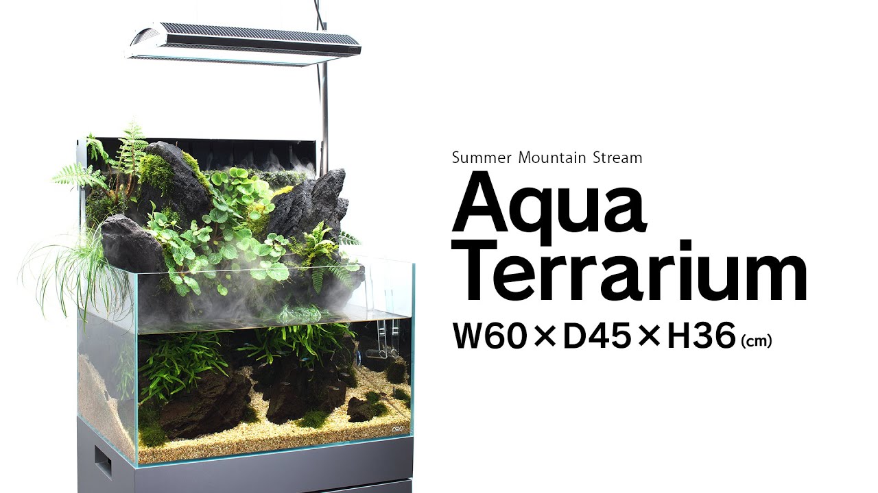 ADA Cube Garden W60xD45xH36cm Rimless Aquarium (Ultra High Clarity