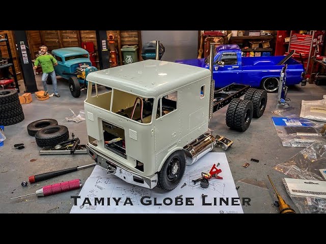 Tamiya Globe Liner Revival, Part 1, New Shiny Parts, 1/14 RC Semi