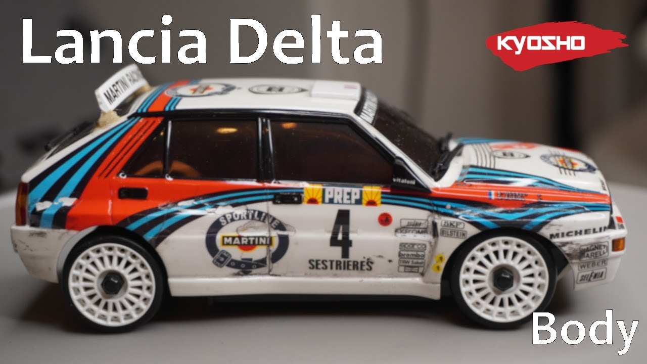 Lancia Delta Rally 1992 monte Carlo Rally Winner - kyosho Body