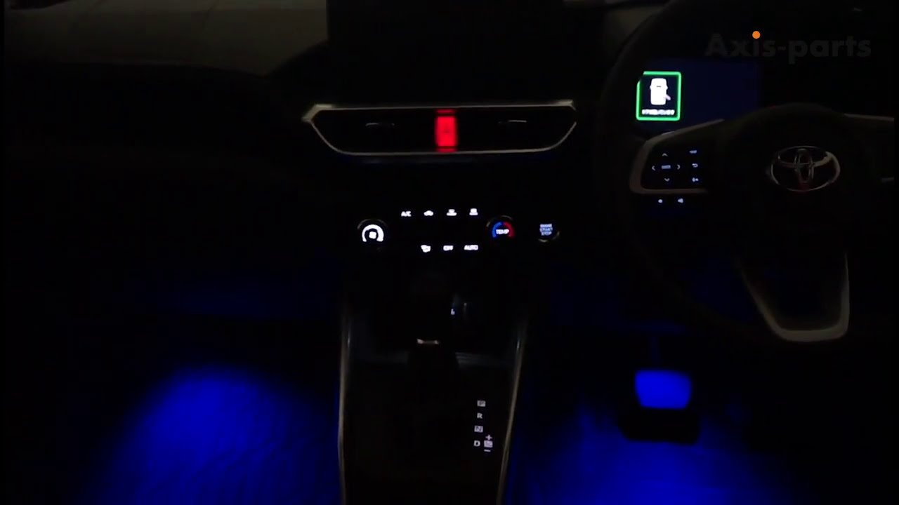 トヨタライズ/ダイハツロッキー_LEDフットランプキット_純正電源接続