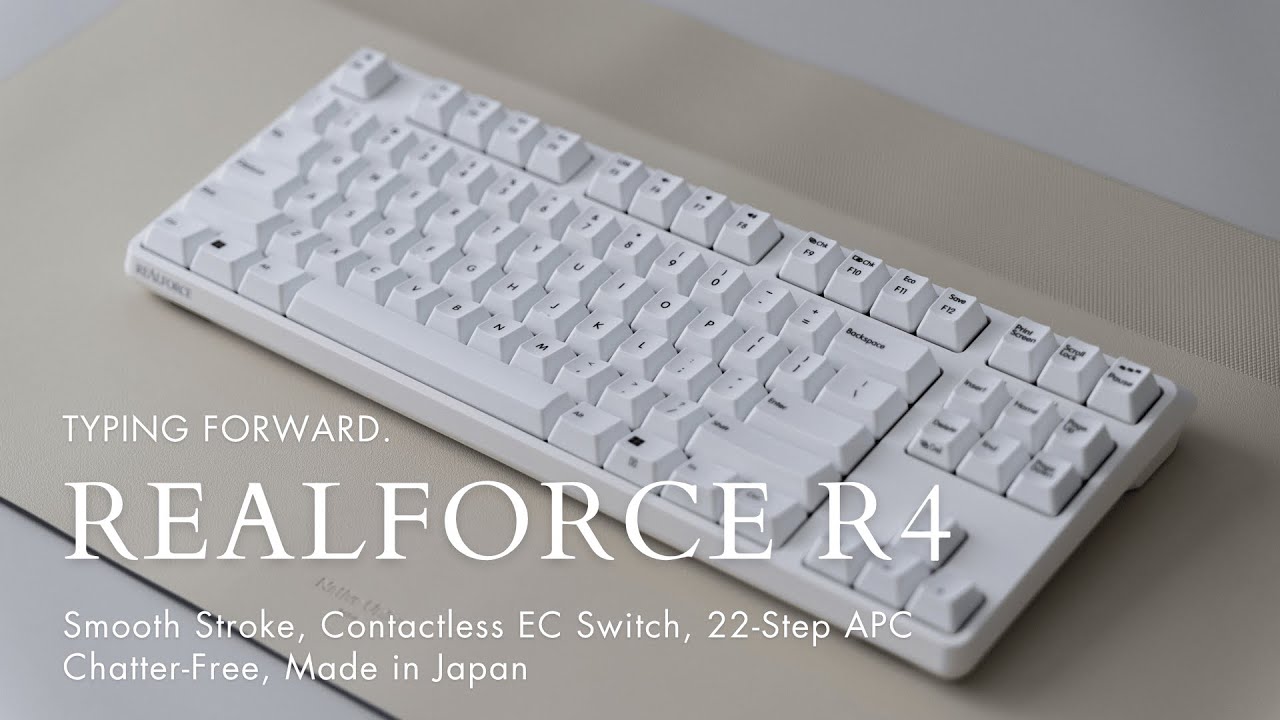 REALFORCE R4 レビュー：4年ぶりに刷新された最新モデル、近接センサー
