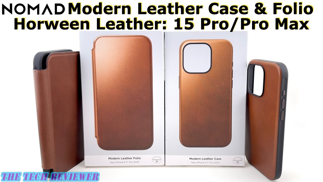 NOMAD Modern Leather Case & Folio for iPhone 15 Pro/Max: Fabulous
