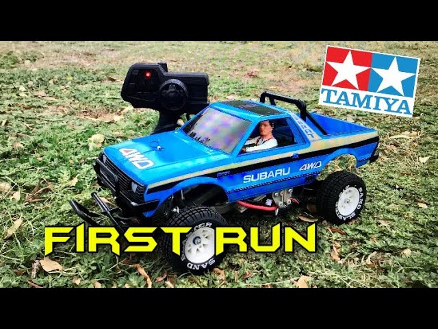 Epic First Run Video! The Tamiya Subaru Brat 2wd 1/10 Rc Off Road