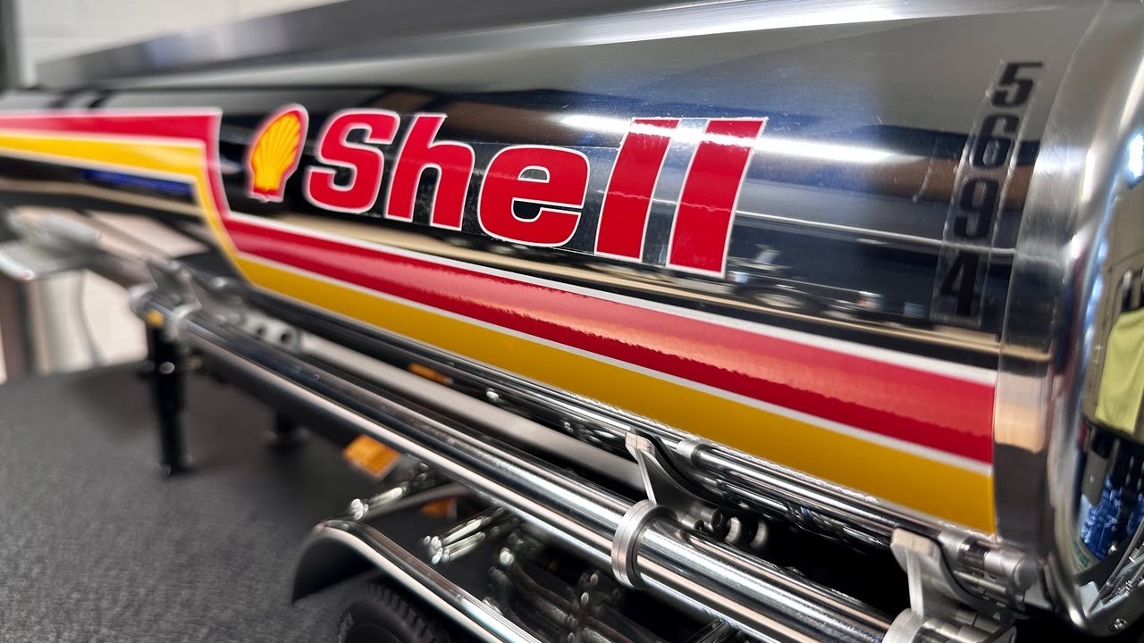 Tamiya 1/14 Shell Fuel Tank-Trailer - Full Build and Run! - YouTube
