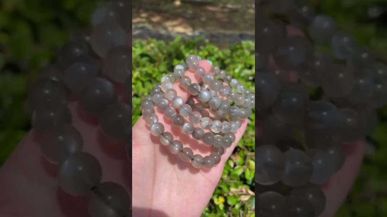 グレームーンストーン ブレスレット 8.7～9.6mm / Thida Stone 天然石