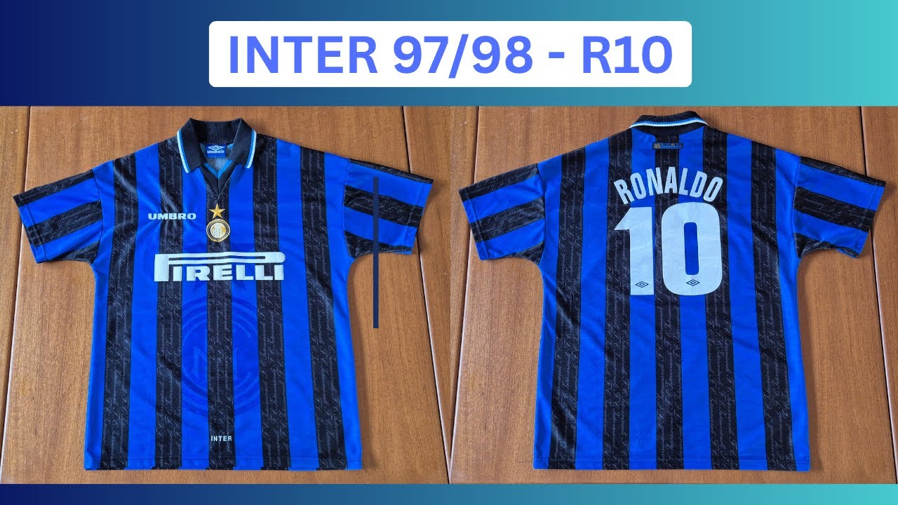 Inter Milan 97/98 Jersey - Ronaldo 10 - YouTube