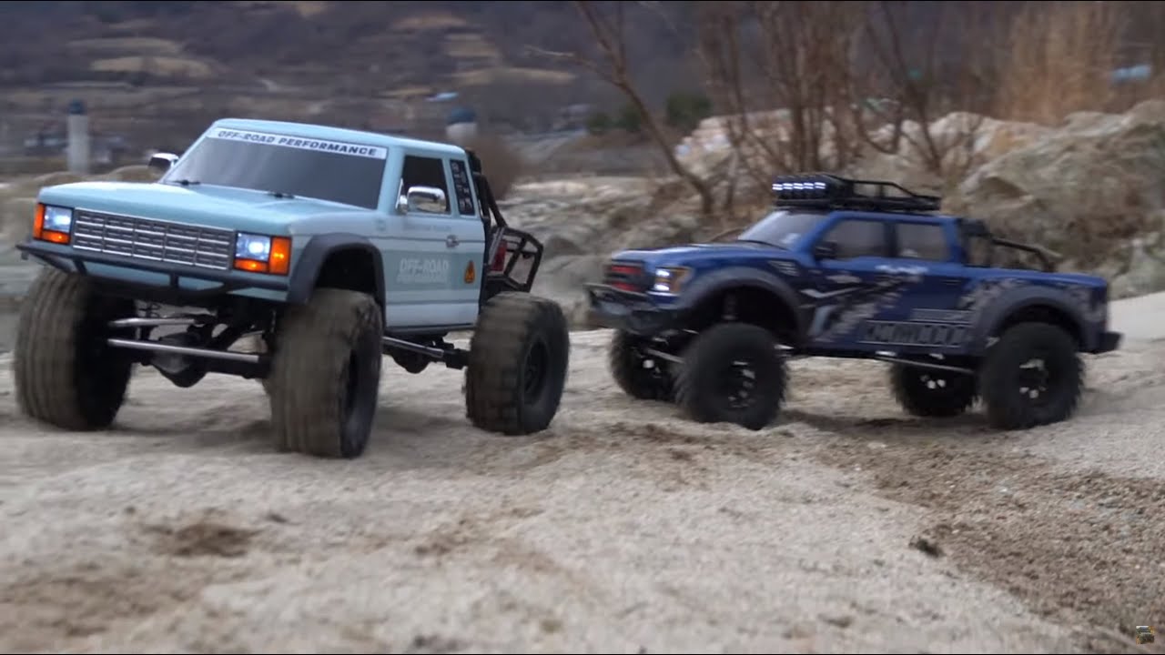 Gmade 1/10 GS02F KOMODO double cab TS & BOM TC KIT - YouTube