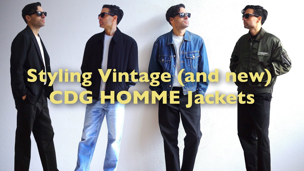 How to Style Comme des Garçons HOMME Vintage (and recent) Jackets