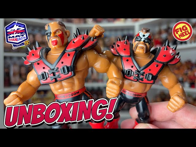 LEGION OF DOOM (HAWK & ANIMAL) MAT MANIACS UNBOXING! - YouTube