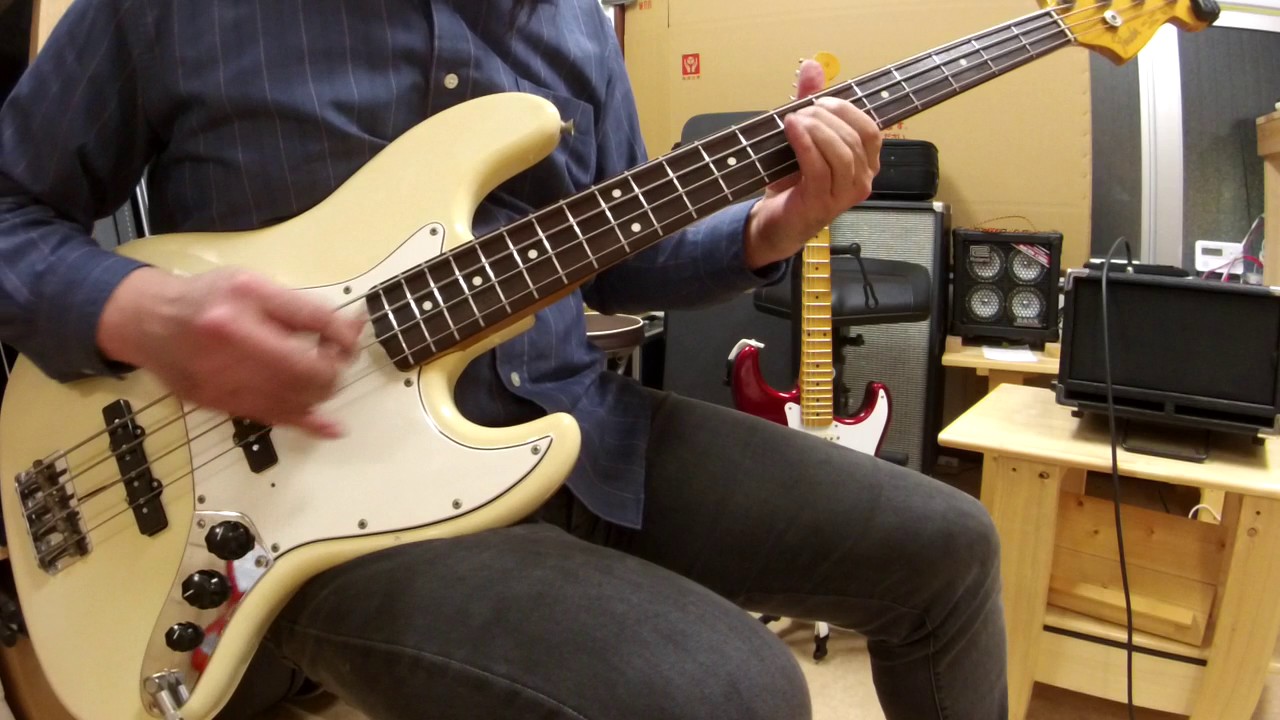 Fender Japan E Serial Jazz Bass JB62-75 Mod.アクティブモード - YouTube