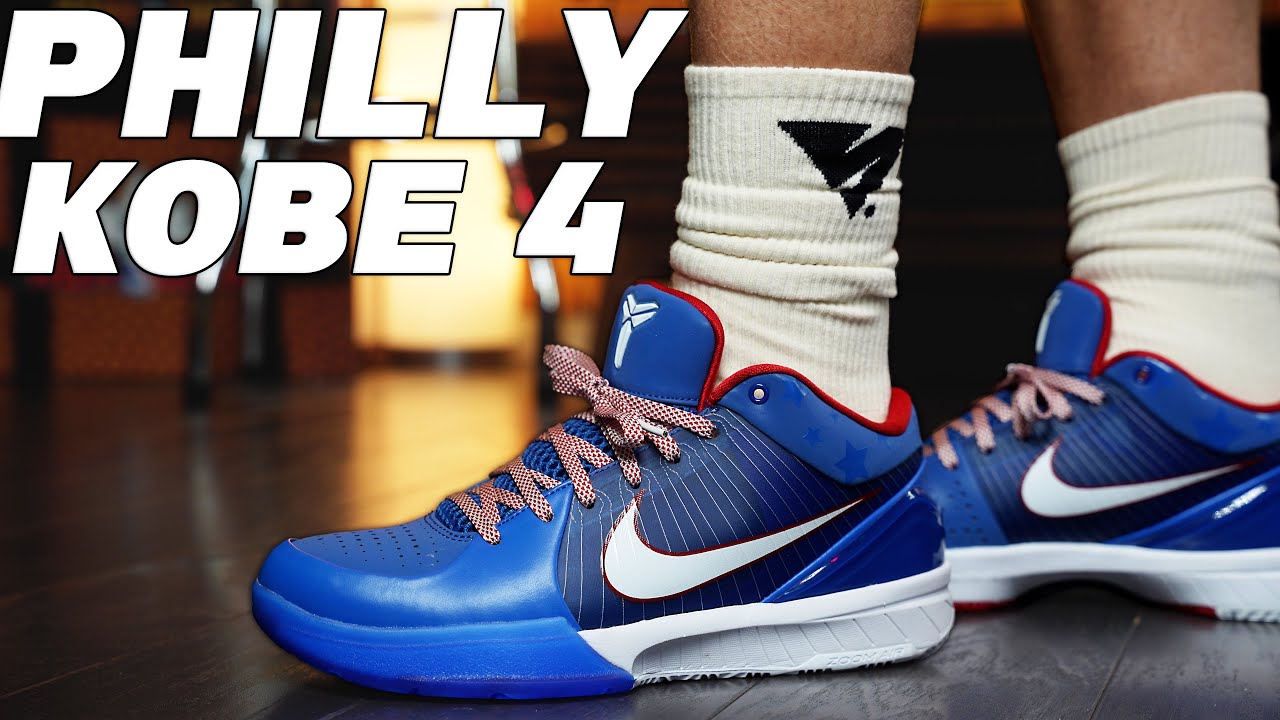 Nike Kobe 4 Protro Philly 2024 Review and On Foot - YouTube