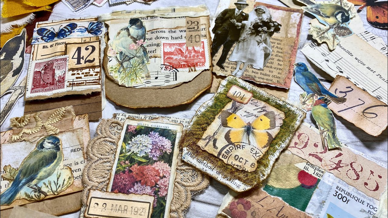 sub ♡ Junk journal material 