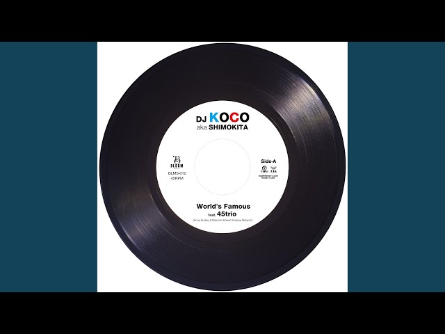 邦楽 DJ KOCO aka SHIMOKITA Rap Vinyl DJ Koco A.K.A. Shimokita