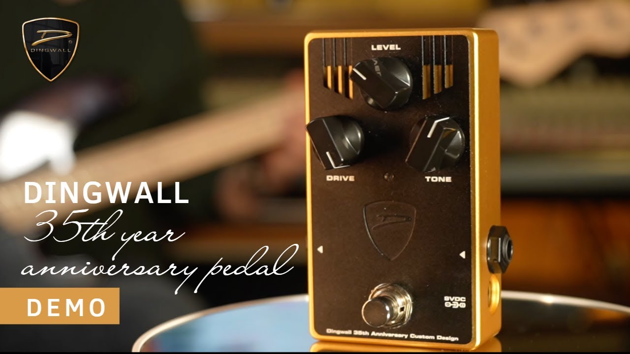 Dingwall 35th Anniversary pedal demo - YouTube
