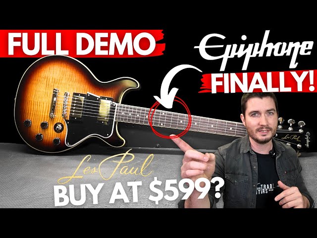 NEW Epiphone Les Paul Special DC Figured FULL DEMO - YouTube