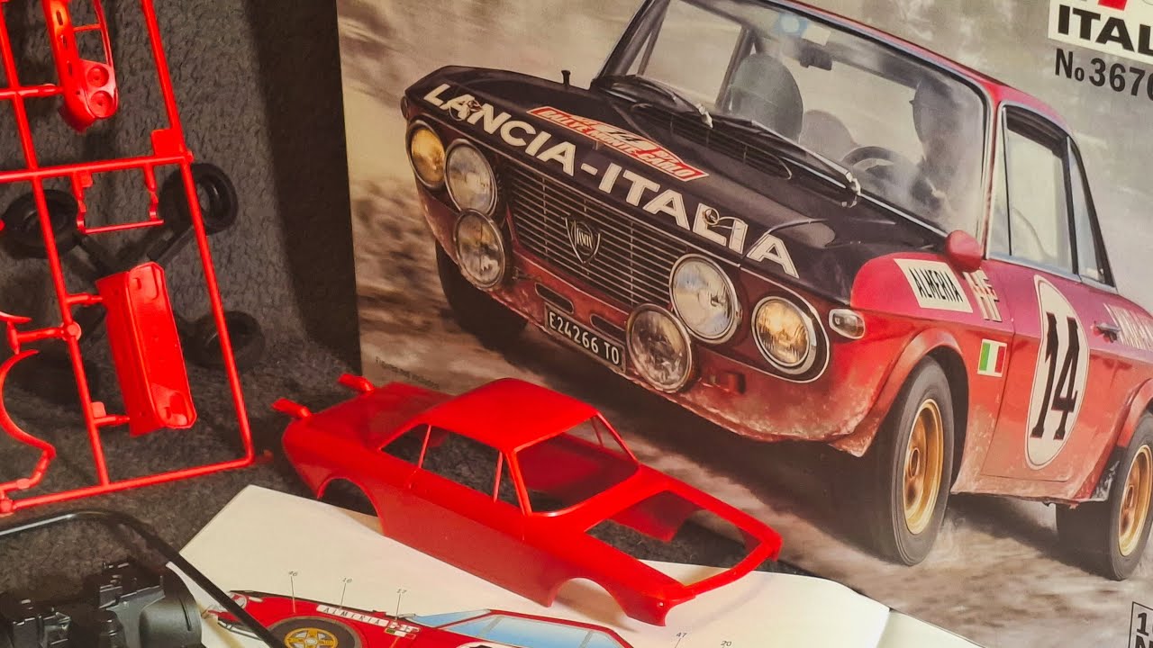 Lancia Fulvia HF Rally Monte Carlo 1972 1:24 Italeri 2025 New Kit