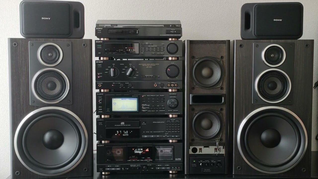 34年前のバブルコンポ、SONY LBT V810を修理して、レベッカのフレンズ