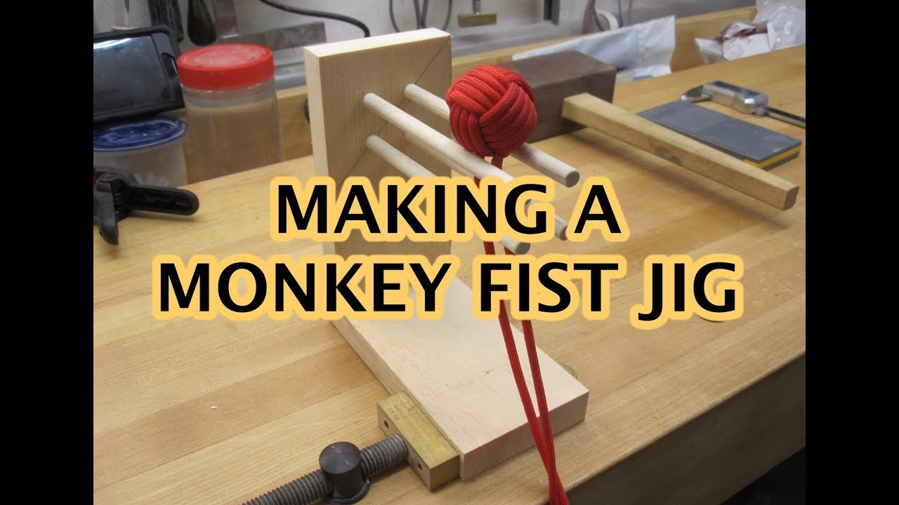 Making a Monkey Fist Jig - YouTube