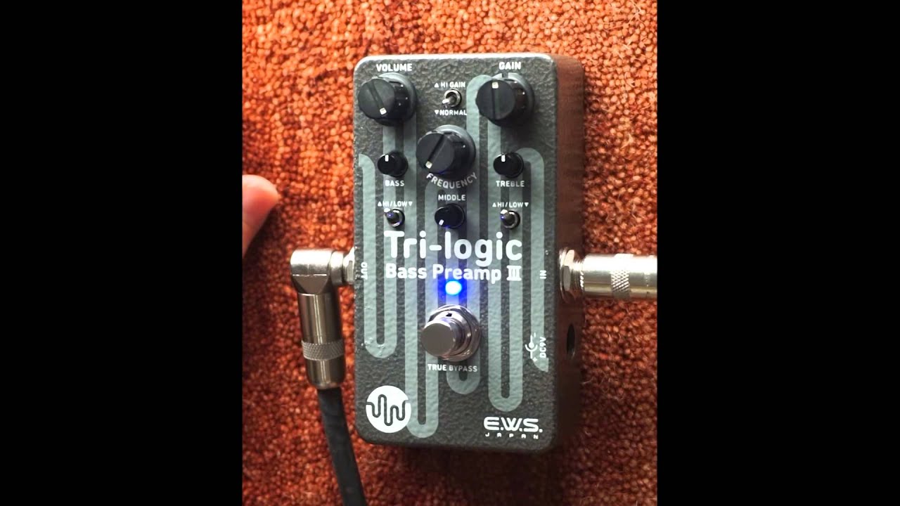 EWS Tri-Logic Bass Preamp 3 Demo - YouTube