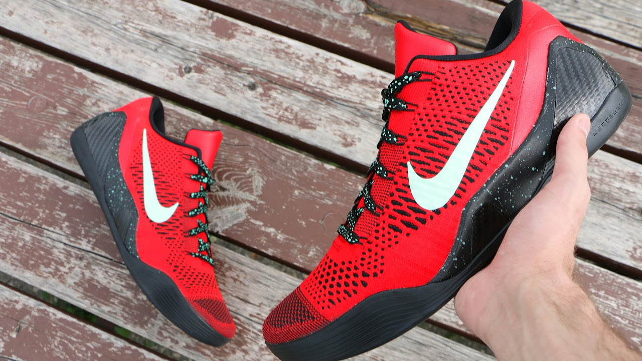 Nike Kobe 9 Elite Low University Red - Review + On Foot - YouTube