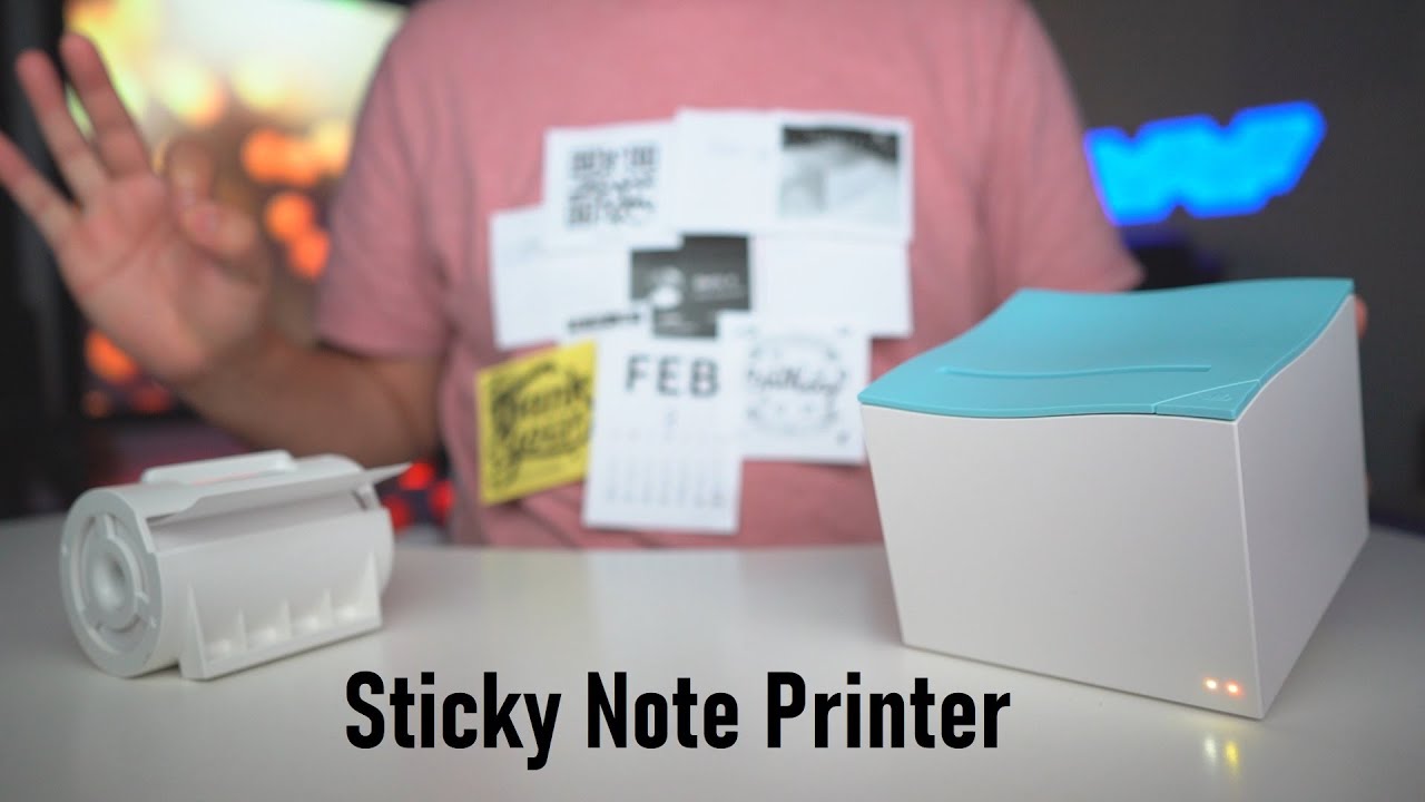 MANGOSLAB: Nemonic Sticky Note Printer - Smartphones + PC's - YouTube