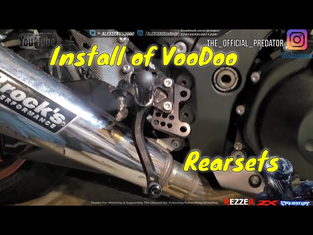 DIY #Voodoo ReatSets for left and right sides zx14r full