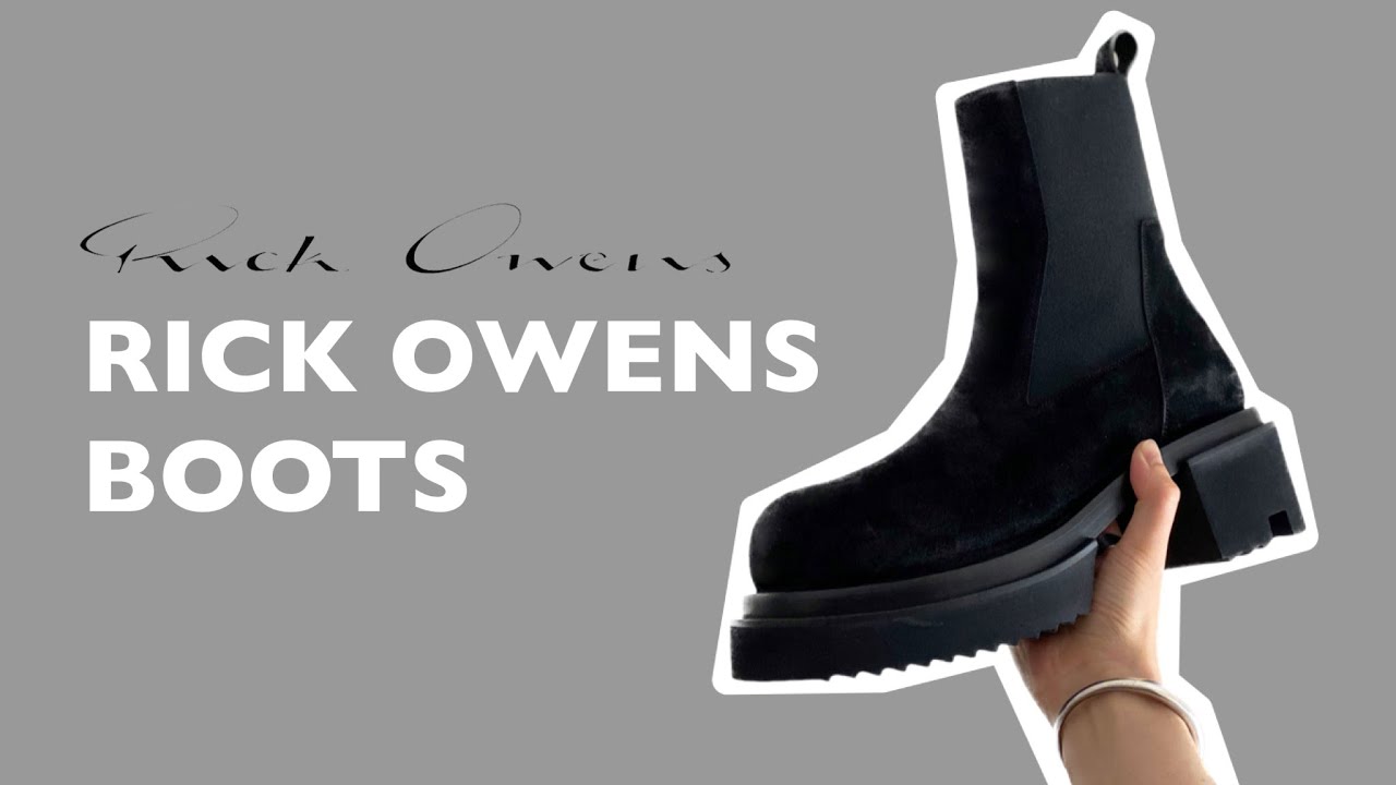 Rick Owens | FW22 Beatle Bogun Boots | A Review - YouTube