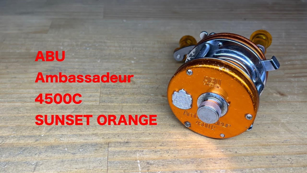 ABU Ambassadeur 4500C SUNSET ORANGE - YouTube