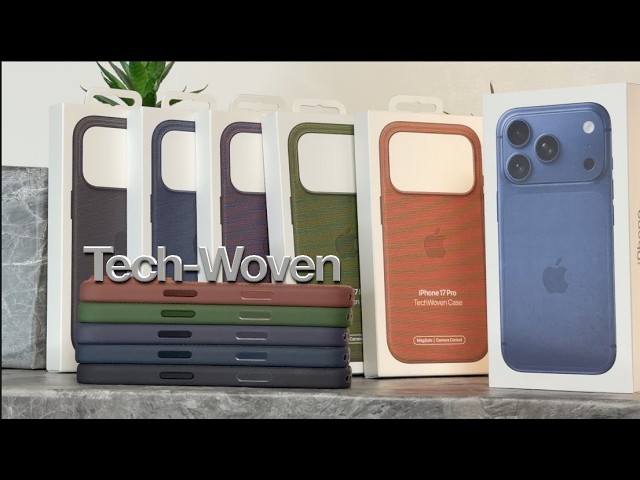 Ranking EVERY Tech-Woven Case on the BLUE iPhone 17 Pro (5 Months