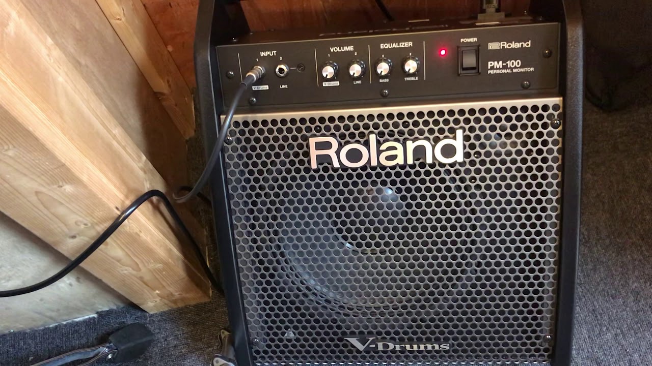PM-100 Vドラム専用アンプを試してみました。 - YouTube